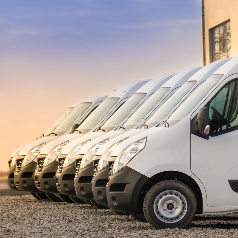 fleet of vehicles